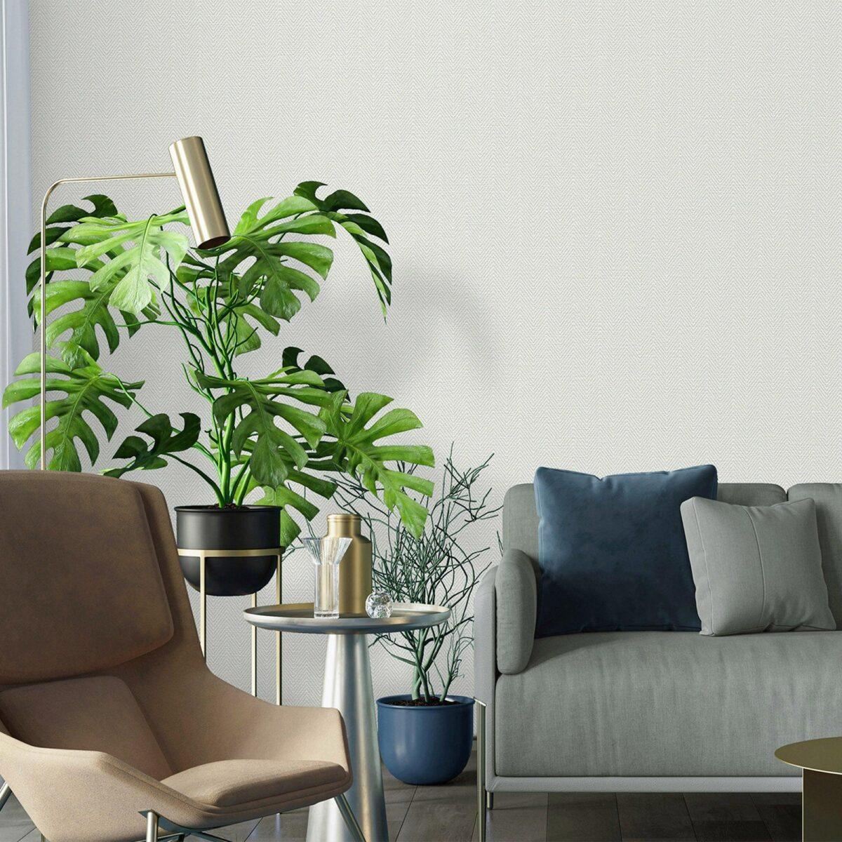 Modern Design Wallpaper Cream Code 1104-1 - Image 2