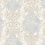 Floral detailed Rococo damask pattern wallpaper Cream Code 7805-1 - Image 4
