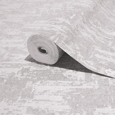 Modern Plain Design Wallpaper White Code 23212-1