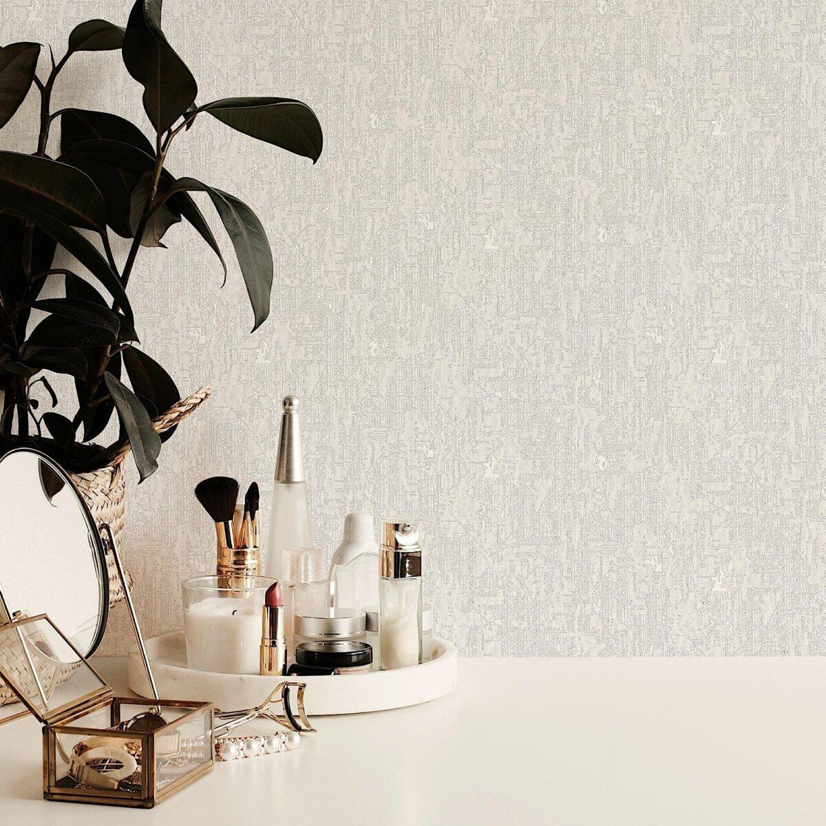 Modern Plain Design Wallpaper White Code 23212-1 - Image 5