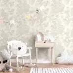 Leaf Pattern Wallpaper Make Your Rooms Look Stylish, White Code 9907-1 - Image 2