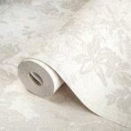 Leaf Pattern Wallpaper Make Your Rooms Look Stylish, White Code 9907-1