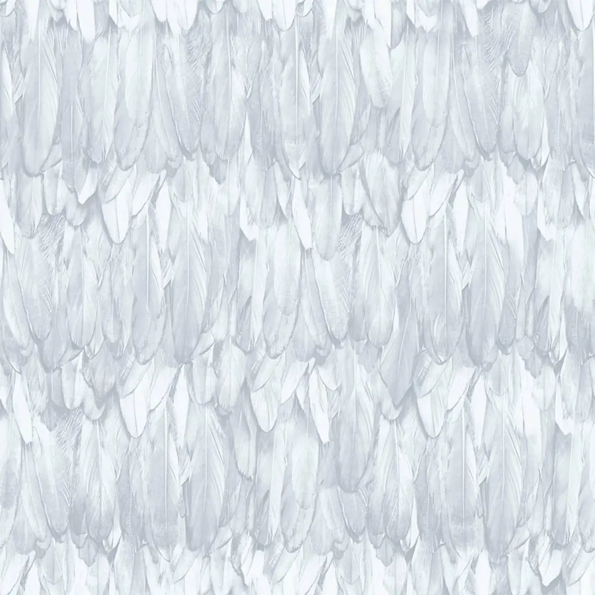 Modern Bird Feather Patterned Wallpaper White Code 9913-1 - Image 5