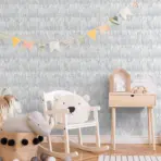 Modern Bird Feather Patterned Wallpaper White Code 9913-1 - Image 6