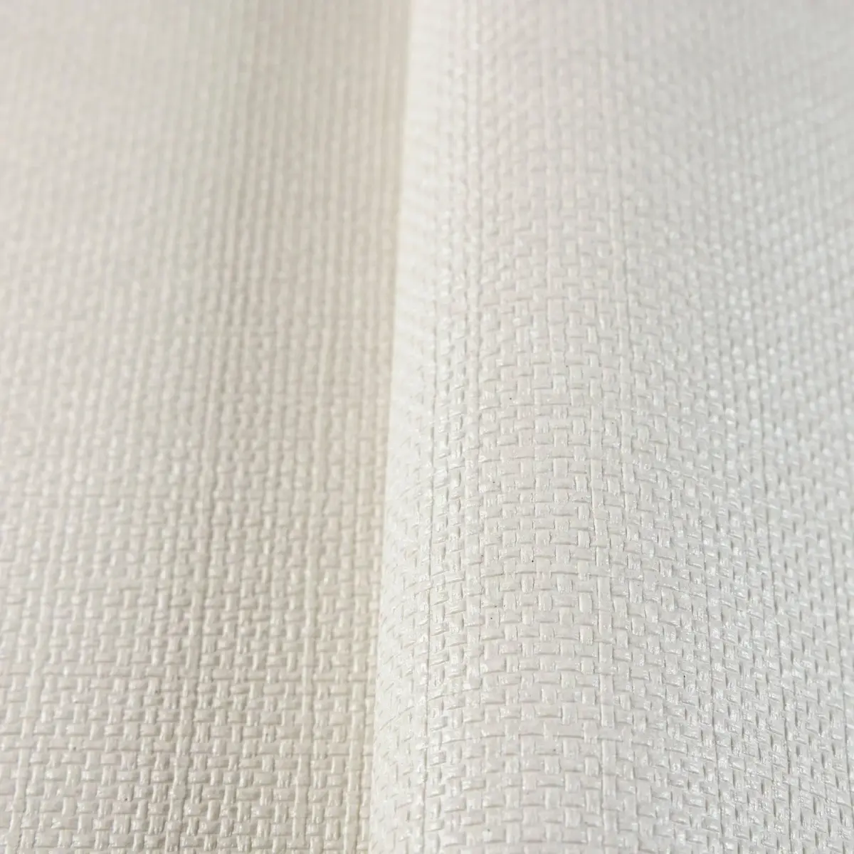 Rough Linen Fabric Texture Wallpaper White Code 3716-1 - Image 5