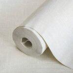 Abstract Stylised Woven Modern Pattern Wallpaper White Code 3703-1