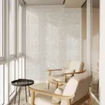 Geometric Modern Design Wallpaper White Code 23209-1 - Image 5