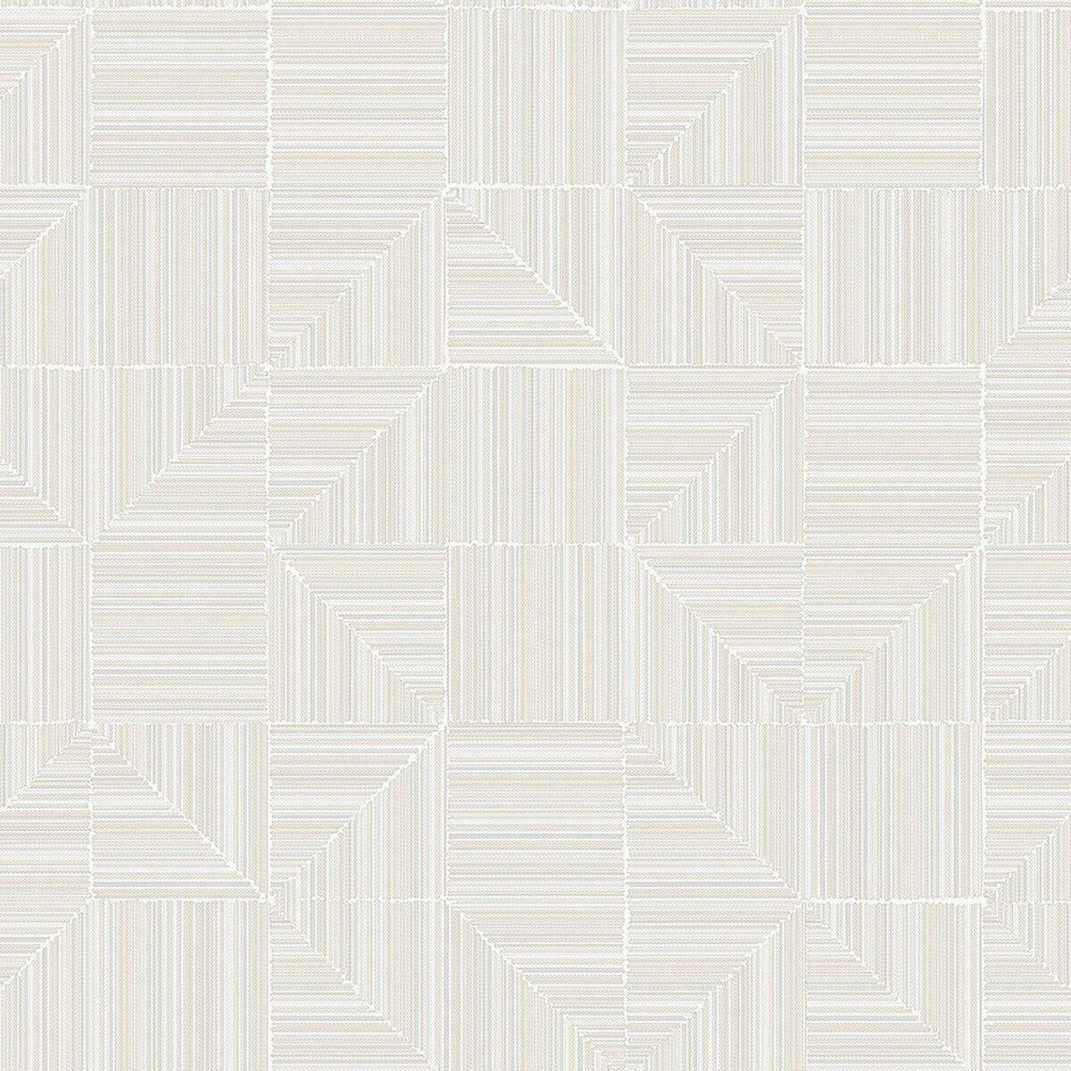 Geometric Modern Design Wallpaper White Code 23209-1 - Image 3