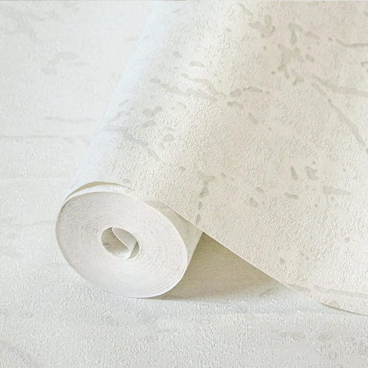 Plain Design Wallpaper White Code 1406-1 - Image 1