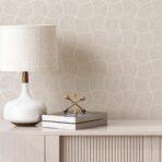 Geometric Design Wallpaper White Code 23201-1 - Image 2