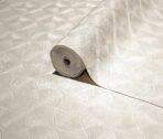 Geometric Design Wallpaper White Code 23201-1
