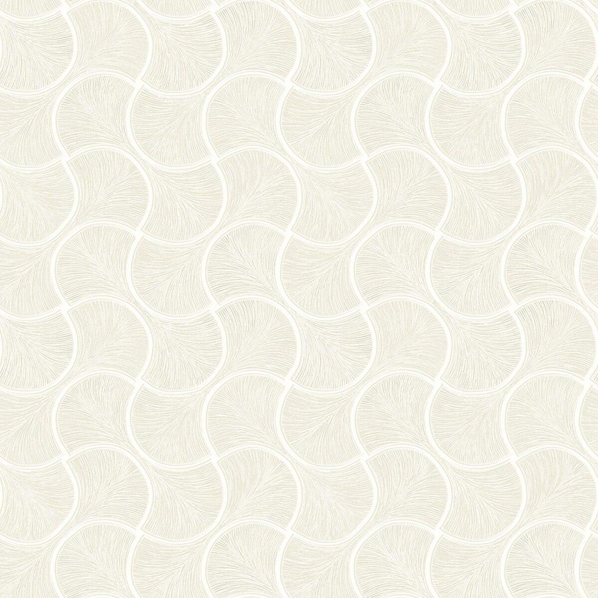 Geometric Design Wallpaper White Code 23201-1 - Image 3