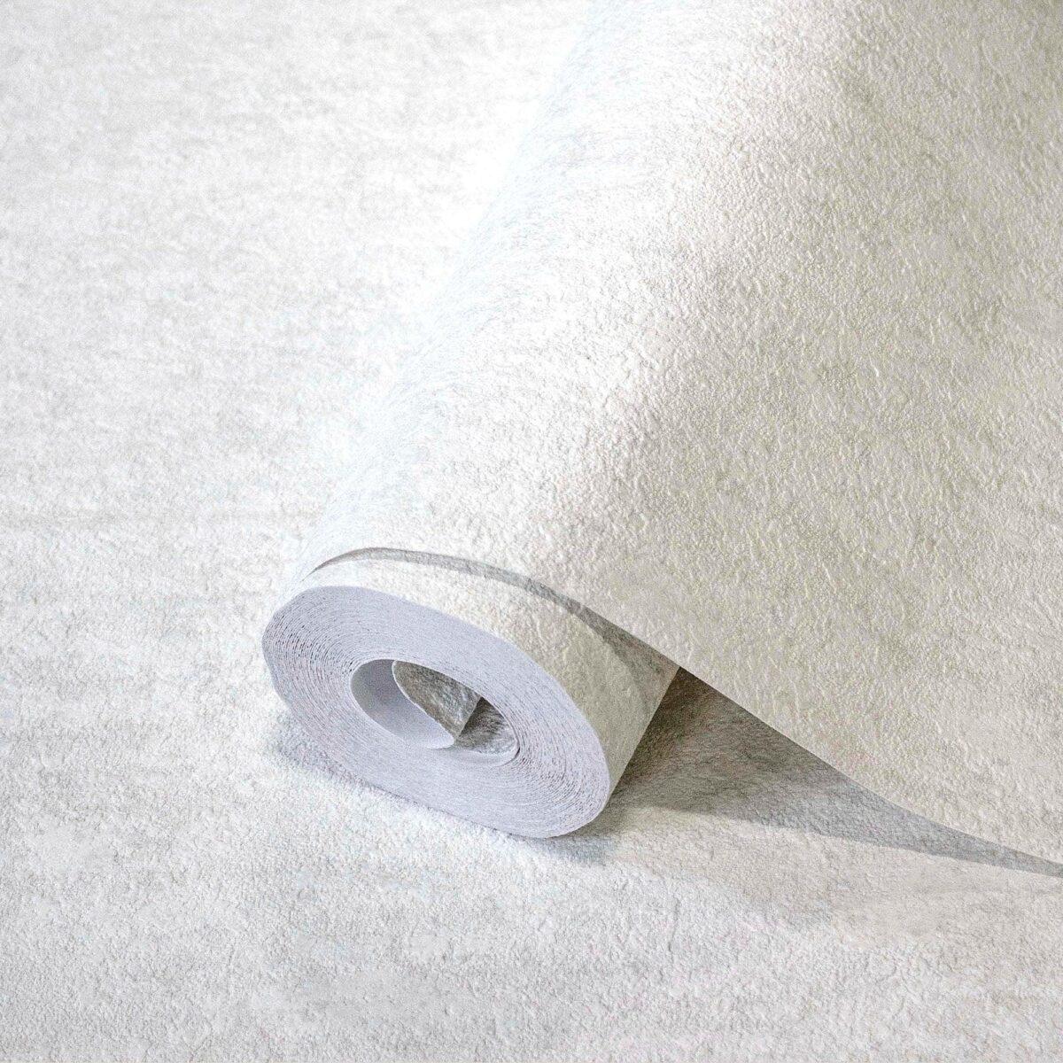Plain Texture Wallpaper White Code 1203-1 - Image 1