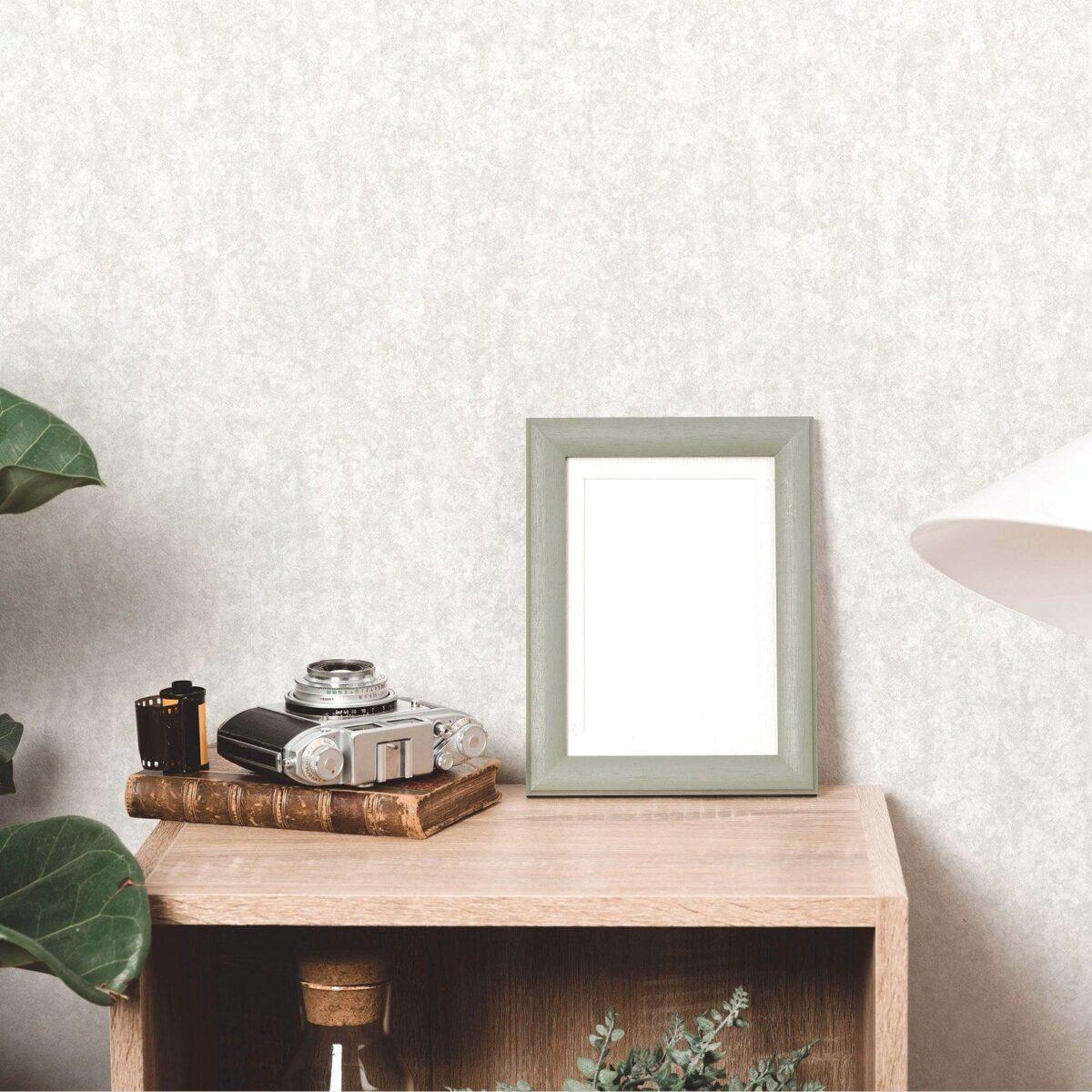 Plain Texture Wallpaper White Code 1203-1 - Image 2