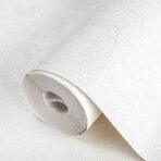 Classic Plain Wallpaper White Code 9908-1