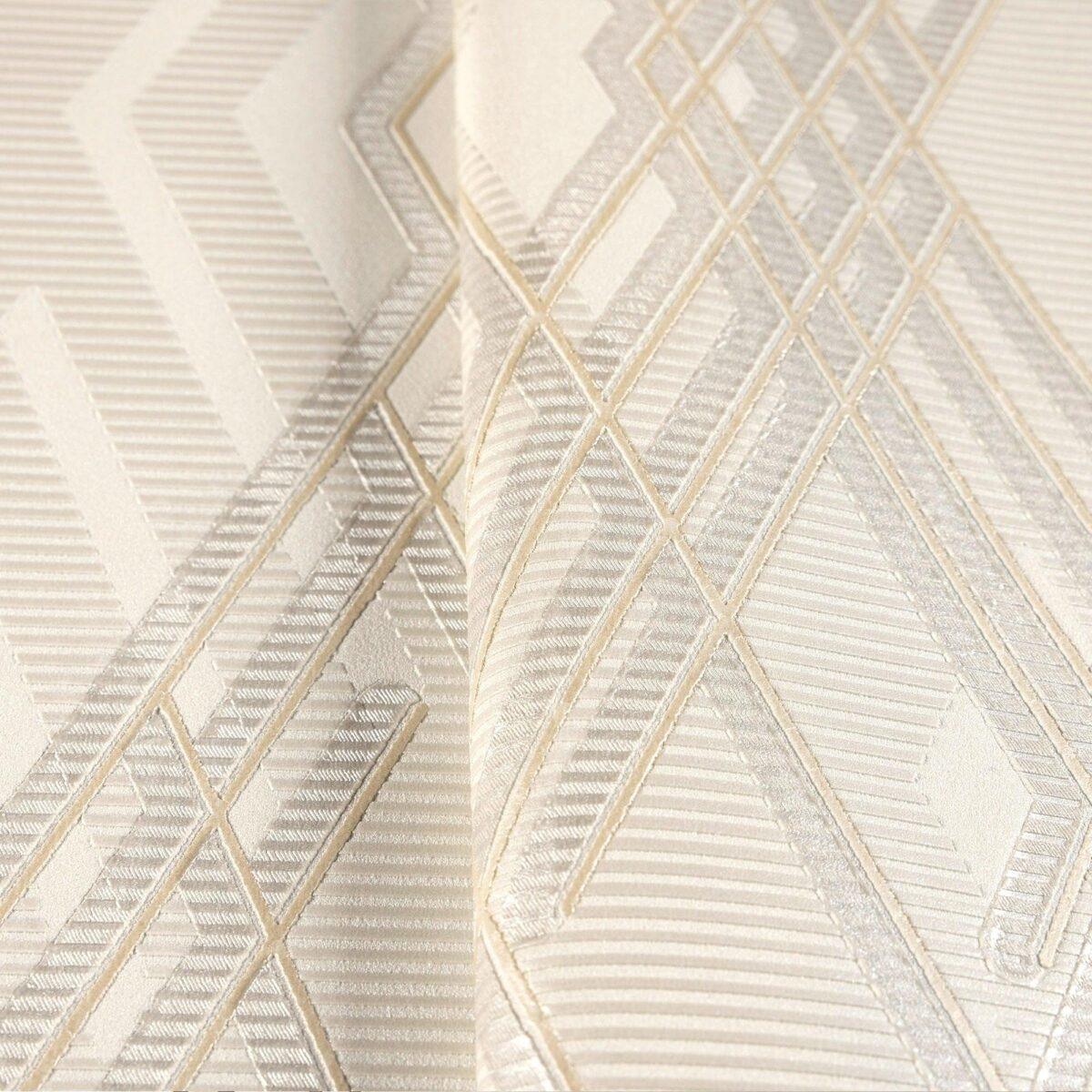 Geometric Wallpaper White Code 1213-1 - Image 4