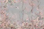 Flowers Pattern Design MURAL WALLPAPER, Available in Various Paper Texture, Code A305. It is Produced as 105 CM WIDE ROLL PANELS.