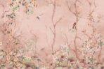 Flowers Pattern Design MURAL WALLPAPER, Available in Various Paper Texture, Code A305. It is Produced as 105 CM WIDE ROLL PANELS. - Image 2