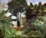 Flamingo Design MURAL WALLPAPER, Available in Various Paper Texture, Code A307. It is Produced as 105 CM WIDE ROLL PANELS.