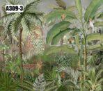 Leopard Pattern Design MURAL WALLPAPER, Available in Various Paper Texture, Code A309. It is Produced as 105 CM WIDE ROLL PANELS. - Image 4