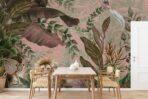 Lion Patterned Design MURAL WALLPAPER, Available in Various Paper Texture, Code A310. It is Produced as 105 CM WIDE ROLL PANELS. - Image 6