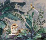 Lion Patterned Design MURAL WALLPAPER, Available in Various Paper Texture, Code A310. It is Produced as 105 CM WIDE ROLL PANELS. - Image 2