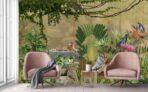 Tiger Design, VINYL FABRIC TEXTILE Wall Mural in Different Texture, Code A311. It is produced as ONE PIECE WITHOUT JOINT. - Image 5