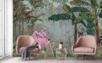 Zebra Patterned Design, VINYL FABRIC TEXTILE Wall Mural in Different Texture, Code A313 It is produced as ONE PIECE WITHOUT JOINT. - Image 5