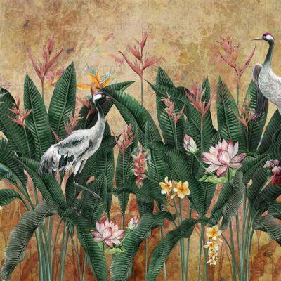 Trend Poster Design, VINYL FABRIC TEXTILE Wall Mural in Different Texture, Code A314. It is produced as ONE PIECE WITHOUT JOINT.