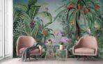 Flamingo  MURAL WALLPAPER, Available in Various Paper Texture, Code A319. It is Produced as 105 CM WIDE ROLL PANELS. - Image 4