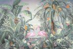Flamingo  MURAL WALLPAPER, Available in Various Paper Texture, Code A319. It is Produced as 105 CM WIDE ROLL PANELS. - Image 2