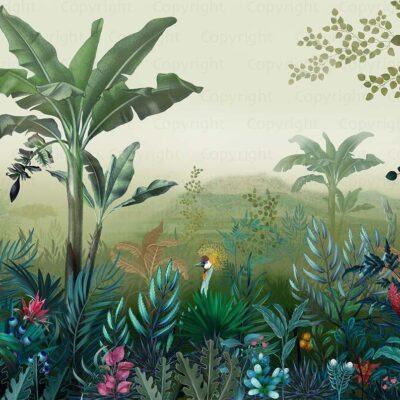 Attracting MURAL WALLPAPER, Available in Various Paper Texture, Code A320. It is Produced as 105 CM WIDE ROLL PANELS.