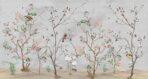Spring Blossoms Design MURAL WALLPAPER, Available in Various Paper Texture, Code A324. It is Produced as 105 CM WIDE ROLL PANELS.