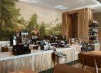 Forest Pattern Design, VINYL FABRIC TEXTILE Wall Mural in Different Texture, Code FJ301.  It is produced as ONE PIECE WITHOUT JOINT. - Image 7