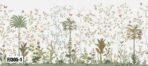 Flowers Pattern Design Mural WALLPAPER, Available in Various Paper Texture, Code FJ305. It is Produced as 105 CM WIDE ROLL PANELS. - Image 3