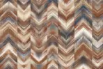 Geometric Design Pattern, VINYL FABRIC TEXTILE Wall Mural in Different Texture, Code FJ313.  It is produced as ONE PIECE without joint.