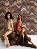 Geometric Design Pattern Mural WALLPAPER, Available in various Paper Texture,  Code FJ313. It is Produced as 105 CM Wide Roll Panels. - Image 7