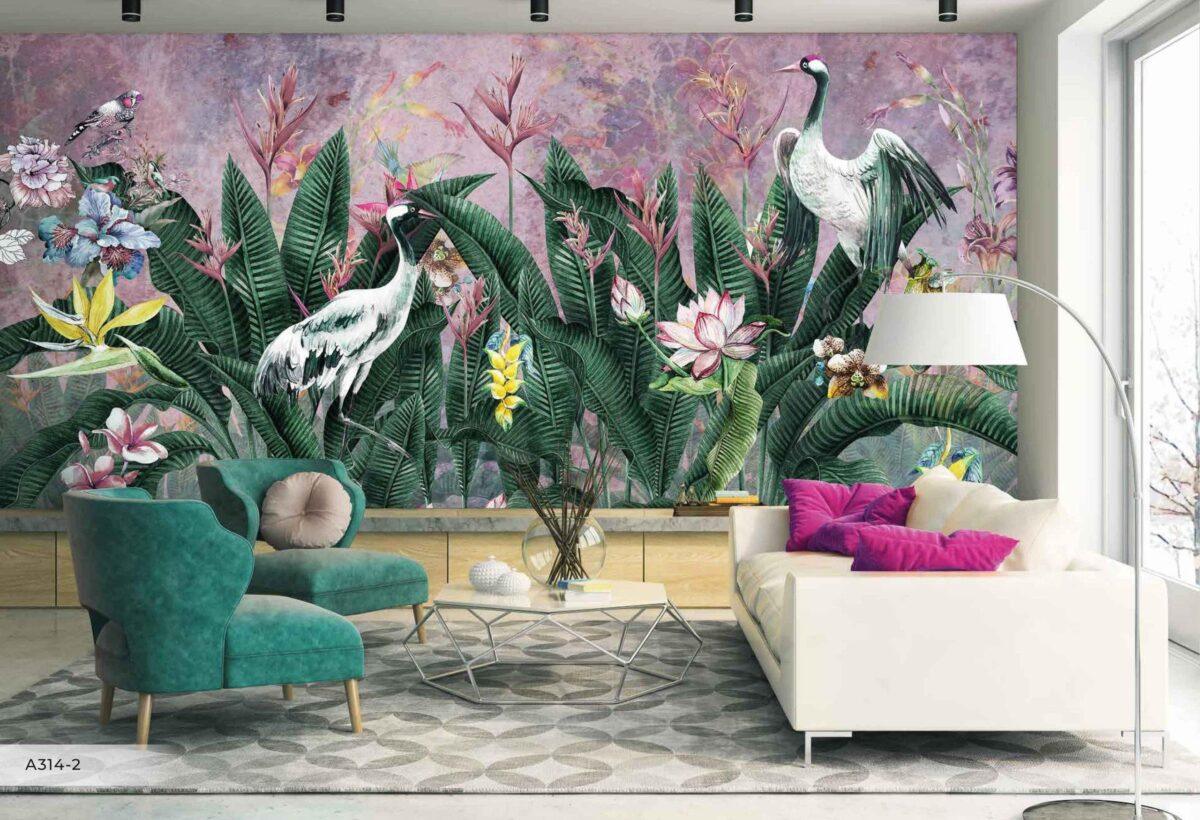 Trend Poster Design MURAL WALLPAPER, Available in Various Paper Texture, Code A314. It is Produced as 105 CM WIDE ROLL PANELS. - Image 4