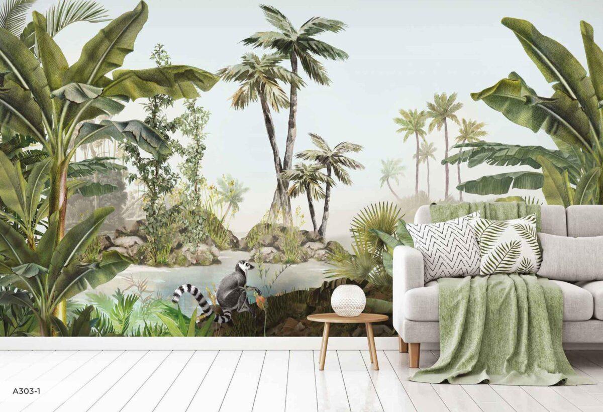 Design And Colors MURAL WALLPAPER, Available in Various Paper Texture, Code A303. It is Produced as 105 CM WIDE ROLL PANELS. - Image 6