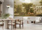 Forest Landscape Design Mural WALLPAPER, Available in various Paper Texture, Code FJ314. It is Produced as 105 CM Wide Roll Panels. - Image 6