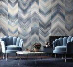 Geometric Design Pattern Mural WALLPAPER, Available in various Paper Texture,  Code FJ313. It is Produced as 105 CM Wide Roll Panels. - Image 5