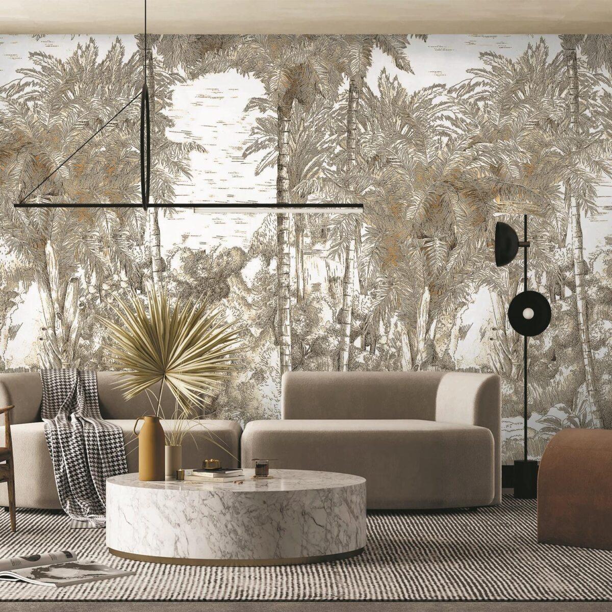Jungle Design MURAL WALLPAPER, Available in Various Paper Texture, Code SE301. It is Produced as 105 CM WIDE ROLL PANELS. - Image 5
