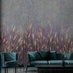 Pampas Flower Design MURAL WALLPAPER, Available in Various Paper Texture, Code SE302. It is Produced as 105 CM WIDE ROLL PANELS. - Image 7