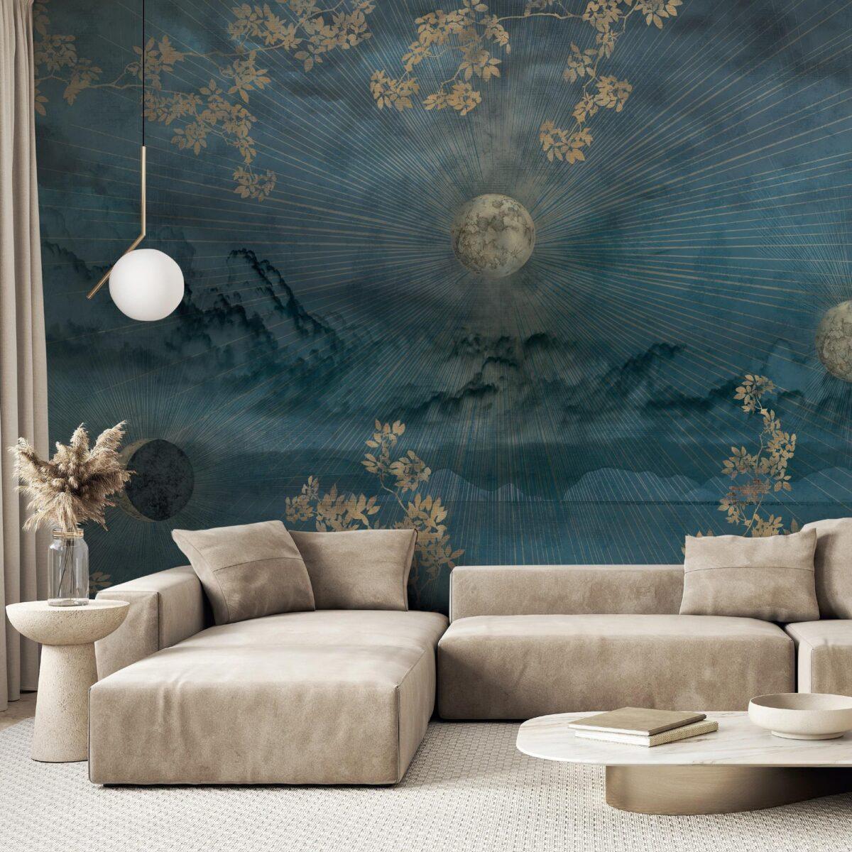 Galaxy Design MURAL WALLPAPER, Available in Various Paper Texture, Code SE303. It is Produced as 105 CM WIDE ROLL PANELS. - Image 5