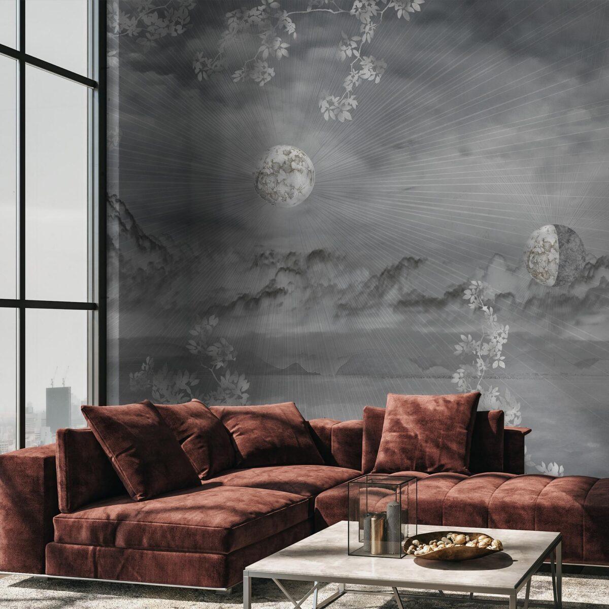 Galaxy Design MURAL WALLPAPER, Available in Various Paper Texture, Code SE303. It is Produced as 105 CM WIDE ROLL PANELS. - Image 6