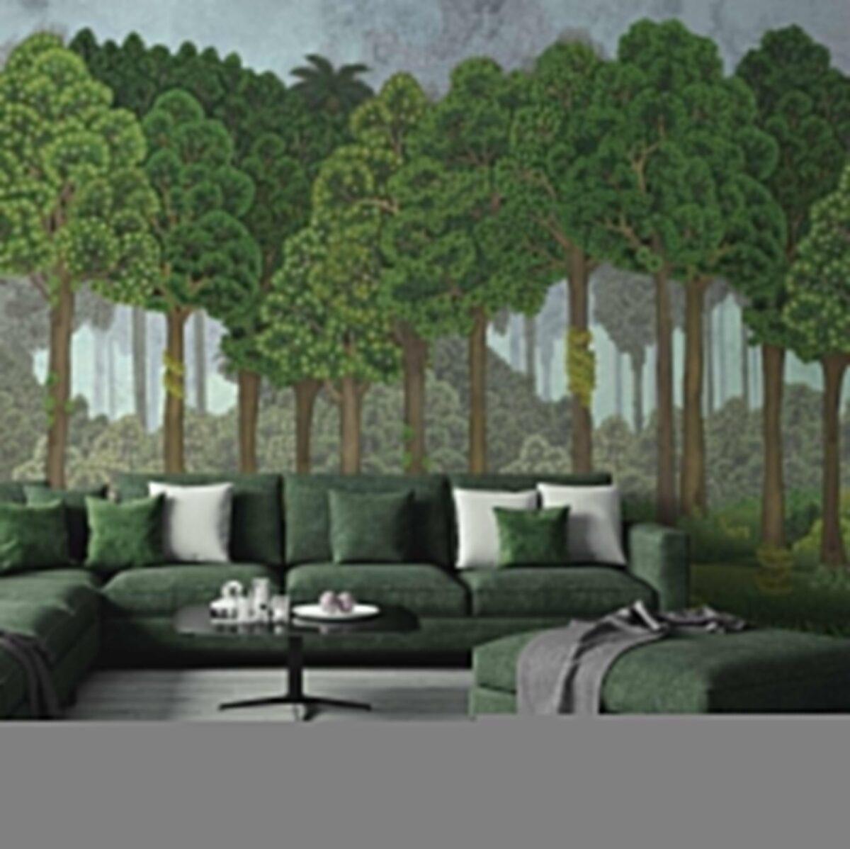 Tropical Design MURAL WALLPAPER, Available in Various Paper Texture, Code SE306. It is Produced as 105 CM WIDE ROLL PANELS. - Image 5