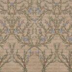 Floral and Leaf Design, VINYL FABRIC TEXTILE Wall Mural in Different Texture, Code SE307. It is produced as ONE PIECE WITHOUT JOINT. - Image 3