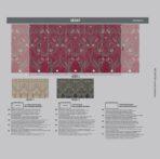 Floral and Leaf Design MURAL WALLPAPER, Available in Various Paper Texture, Code SE307. It is Produced as 105 CM WIDE ROLL PANELS. - Image 8