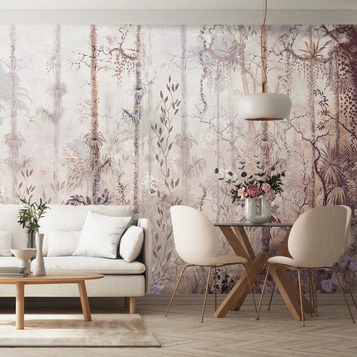 Tropical Nature Design MURAL WALLPAPER, Available in Various Paper Texture, Code SE308. It is Produced as 105 CM WIDE ROLL PANELS. - Image 6