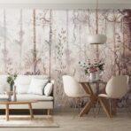 Tropical Nature Design MURAL WALLPAPER, Available in Various Paper Texture, Code SE308. It is Produced as 105 CM WIDE ROLL PANELS. - Image 6